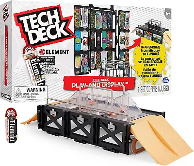 TECH DECK Play And Display Transforming Ramp Set And Carrying Case With Kids 6 • $42.68