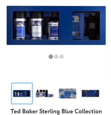 Ted Baker Men Sterling Blue 5 Piece Collection Gift Set Brand New Boxed Fathers • £15.99
