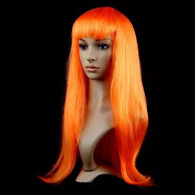 Dazzle Long Hair Long Straight Wig Straight Bangs Temperature Line Women's Wig • $10.76