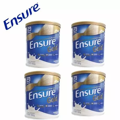 4x :Ensure Gold Vanilla Flavor Ori Complete Nutrition Milk Powder Abbott 850g  • $230.15
