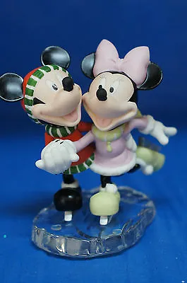 $90 • Buy Mickey Minnie Mouse Our Love Ice Skating Disney Precious Moments Figure 121703