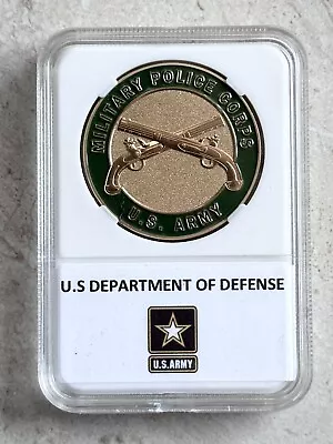 NEW U.S. Army Military Police Corps Challenge Coin With Beautiful Case. • $15.90