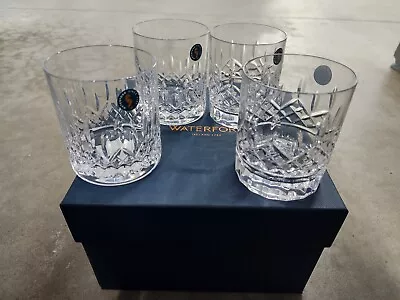 Waterford Crystal Lismore Evolution Tumblers ~ Set Of 4 - 12Oz. - BNIB • $310