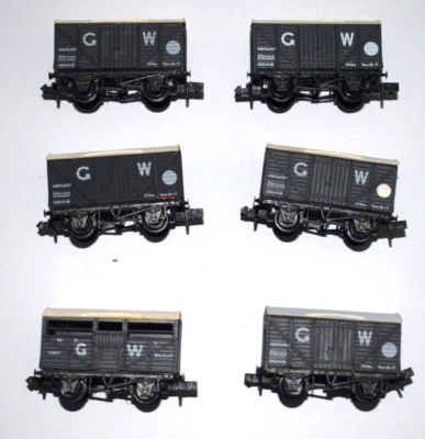 £21 • Buy N Gauge 6 X GWR Wagons  - Job Lot