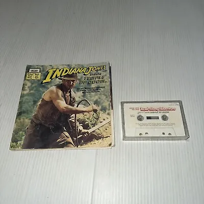 Indiana Jones And The Temple Of Doom Read Along Adventure Book & Cassette Tape • $39.90