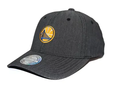 Mitchell & Ness Snapback 110 Curved Stretch Heringbone NBA Golden State Warriors • £39.34