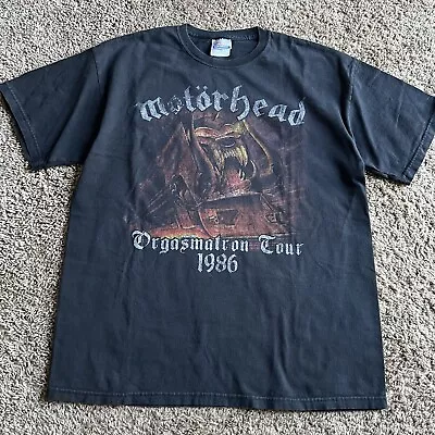 Vintage Y2K Motorhead Orgasmatron Tour 1986 Faded Graphic Band T-Shirt M/L Faded • $57.60