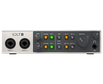 Universal Audio Volt 4 4-in/4-out USB 2.0 Audio Interface W/Built-In Mic Preamps • $223.29