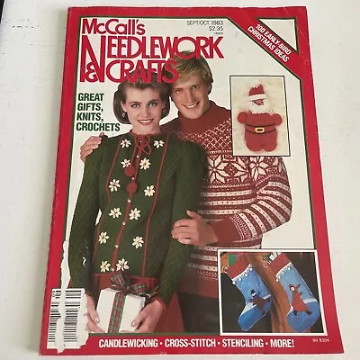 McCalls Needlework & Crafts Magazine - Sept/Oct 1983 - 100 Christmas Ideas • $10
