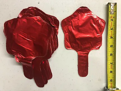 NOS Mylar Helium Balloon Lot Of 5 Red Foil Star Pentagon Shape 5  • $1.89