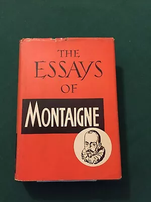 The Essays Of Montaigne: John Florio Translation 1938 Printing HC DJ Carlton Hse • $7.99