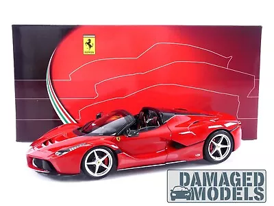 DAMAGED MODEL FD885 -BBR 1/18 - FERRARI LaFerrari Aperta - 2016 - BBR182231 • $314.95