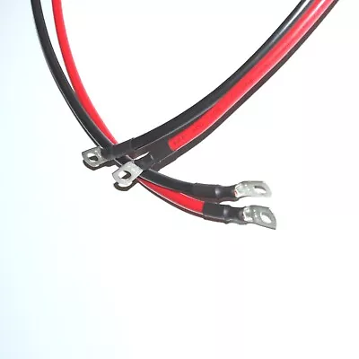 10mm² 8 Awg Battery Tri Rated Cable Ring M5/6/8/10 Options 12v Red Black  • £3.95