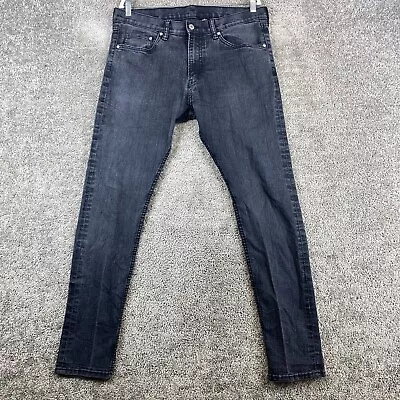 &Denim Super Skinny Jeans Men's 36x31 Black Cotton Blend 5-Pocket • $13.27