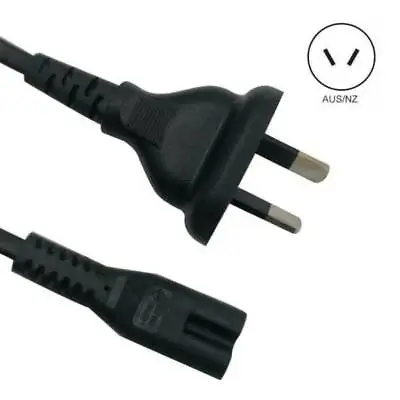 $20 • Buy 2 Pin Core Figure 8 IEC-C7 AC Power Cord Cable AU Plug 2m - For Canon Charger