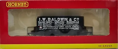Hornby R6238A 7 Plank Open Wagon No.16 I. W. Baldwin & Co Black Livery • £10.99