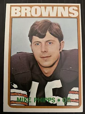 1972 Topps Mike Phipps #96 Cleveland Browns • $1.25