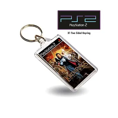 Lord Of The Rings Return Of The King Playstation 2 Style Keyring Plastic Keyring • £4.95