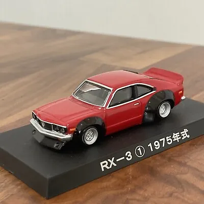 1/64 Used Aoshima Grachan Collection MAZDA Svanna RX-3 Red Diecast Car SSR Mark2 • $31