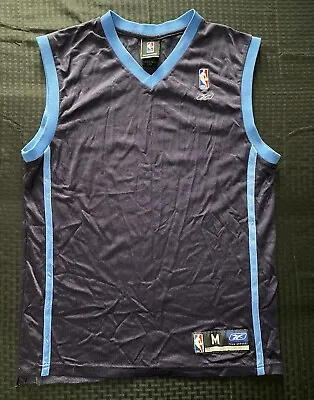 Blank Utah Jazz Reebok Replica Jersey Y2K Medium Vintage NBA - Read Description • $12.79