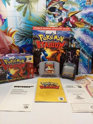 $199.99 • Buy Pokemon Stadium (Nintendo 64, 2000) Transfer Pak Box Manual Complete CIB N64