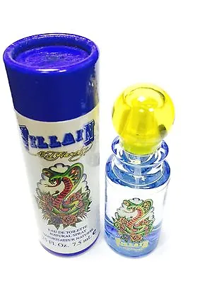 NEW Christian Audigier ED Hardy Villain EDT Spray .25oz Mini Men's Perfume • $9.99