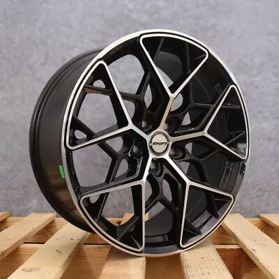 SHIFT WHEELS PISTON Gloss Black Machined 20x8.5 5x114.3 +35 Wheel Single Rim • $156