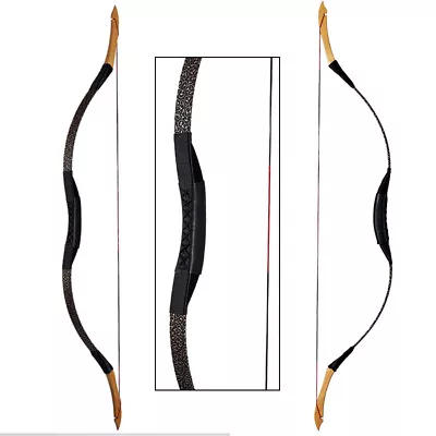 20-50lbs Traditional Recurve Bow Archery Hunting Handmade Mongolian Horse Bow • $84.99