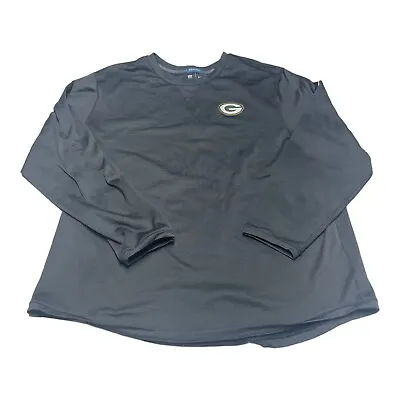 Men's Nike NFL On Field Green Bay Packers TEAM ISSUED Gray Sweatshirt Size 3XL • $44.79