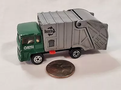 Matchbox Superfast Refuse Truck Recycle Colectomatic Green & Grey • $3.25