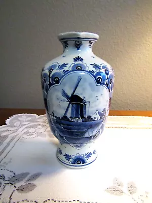 Delft Blue Porcelain / Herman Jansen Distilleries / SPIRITS JUG / Holland • $9.95