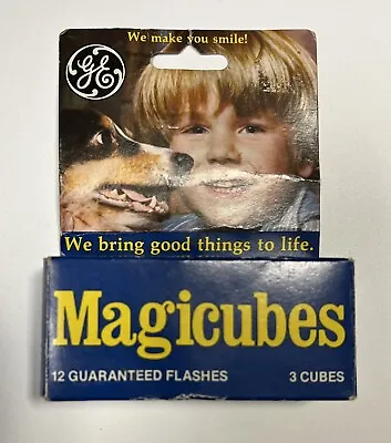 Vintage GE Magicubes Flashes - 3 Cubes  • $9.99
