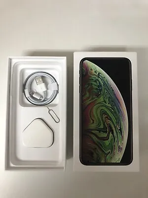 £14.99 • Buy Used Empty Box For Apple IPhone XS Max Space Grey 256Gb Accessories Included