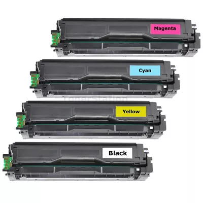 4x Color Toner  For Samsung CLT-504S CLP-415 CLX-4170 CLX-4195 SL-C1810W • $94.97