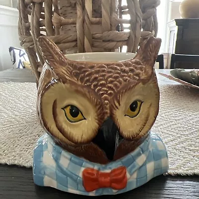 West Elm Stoneware Dapper Planter Coll Owl • $25