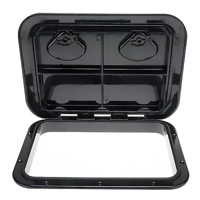 Marine Boat ABS Deck Hatch Access Hatch Window & LID 12-3/8  X 17-1/4  Black • $44.10