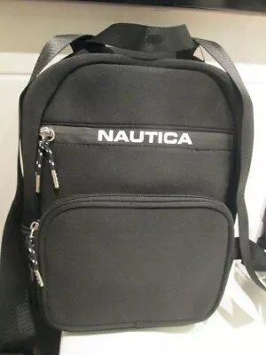 NAUTICA Splash It Out Jersey Medium Backpack Black BNWT RRP $89 • $43