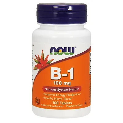 NOW Foods Vitamin B-1  100 Mg  100 Tablets • $6.89