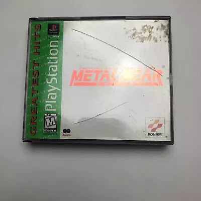 Metal Gear Solid - PS1 Greatest Hits (Sony PlayStation 1998) No ManualUntested • $25