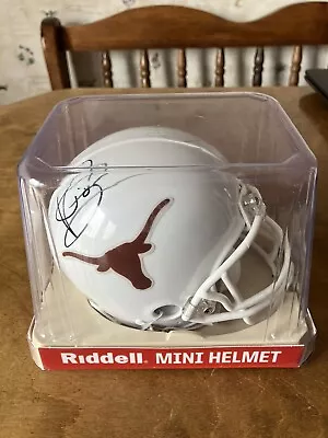 Vince Young Autographed Signed Texas Longhorns Mini Helmet JSA • $59