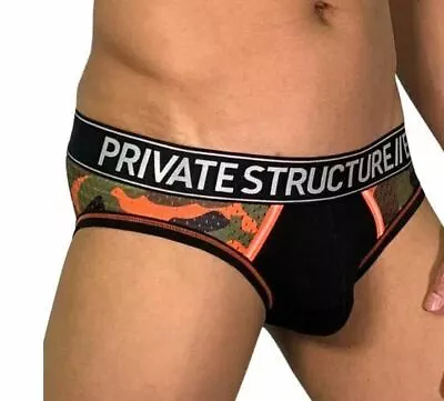 Private Structure Brief SOHO Military Slip Briefs Camo Orange 4022 32 • $19.77