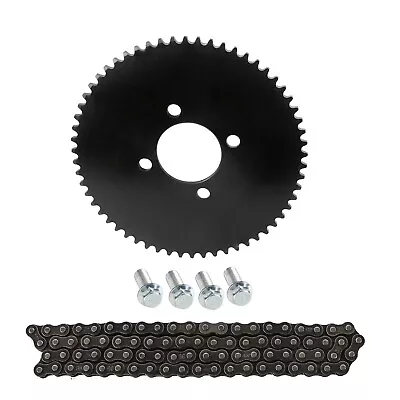 60T 51mm #35 Chain 116Links Rear Sprocket Kit For Mini Bike Go Kart ATV Buggy • $38.57