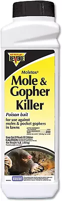 REVENGE Moletox Mole & Gopher Killer Poison Bait Granules 1 Lb. Ready-To-Use Co • $24.53