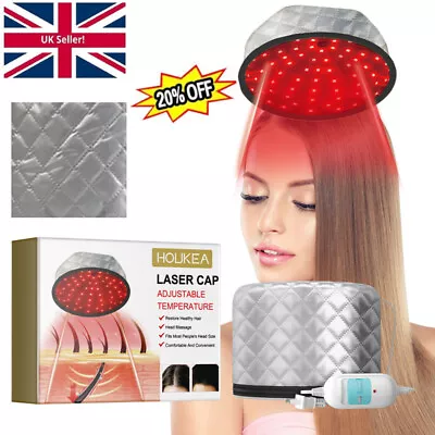 NEW Red Light Therapy Hair Loss Treatment Laser Cap Growth Regrowth Helmet UK • £9.99