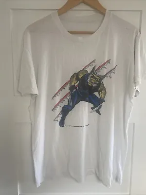 Vintage 1988 Marvel Wolverine X-Men T Shirt L Promo Tee Original Comic • £49