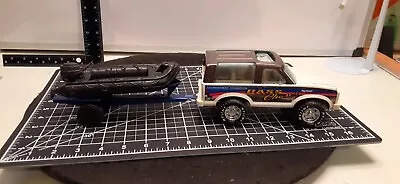 1989 RARE Vintage Nylint PRESS METAL Ford Bronco Boat & Trailer Bass Chaser • $23