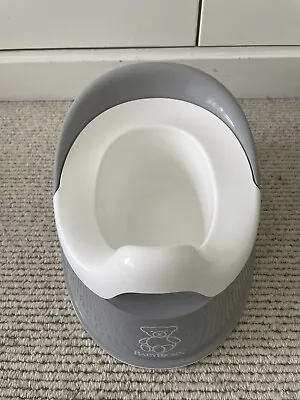 Baby Bjorn Smart Potty Toilet Toddler Potty Training Grey & White • £10