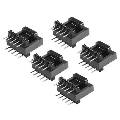 Transformer Bobbin EI22 Vertical 5 With 5 Pin With Ferrite Core Halves 5 Set • $7.51