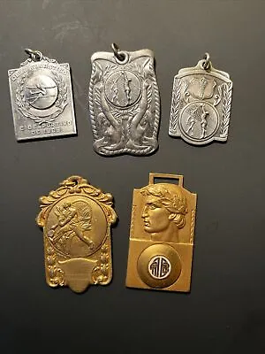 Vintage Brazilian Sports Medals. Lot Of (5) • $45