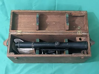 Vintage W & L. E. Gurley Engineering Instrument Surveyors Transit & Box  • $75